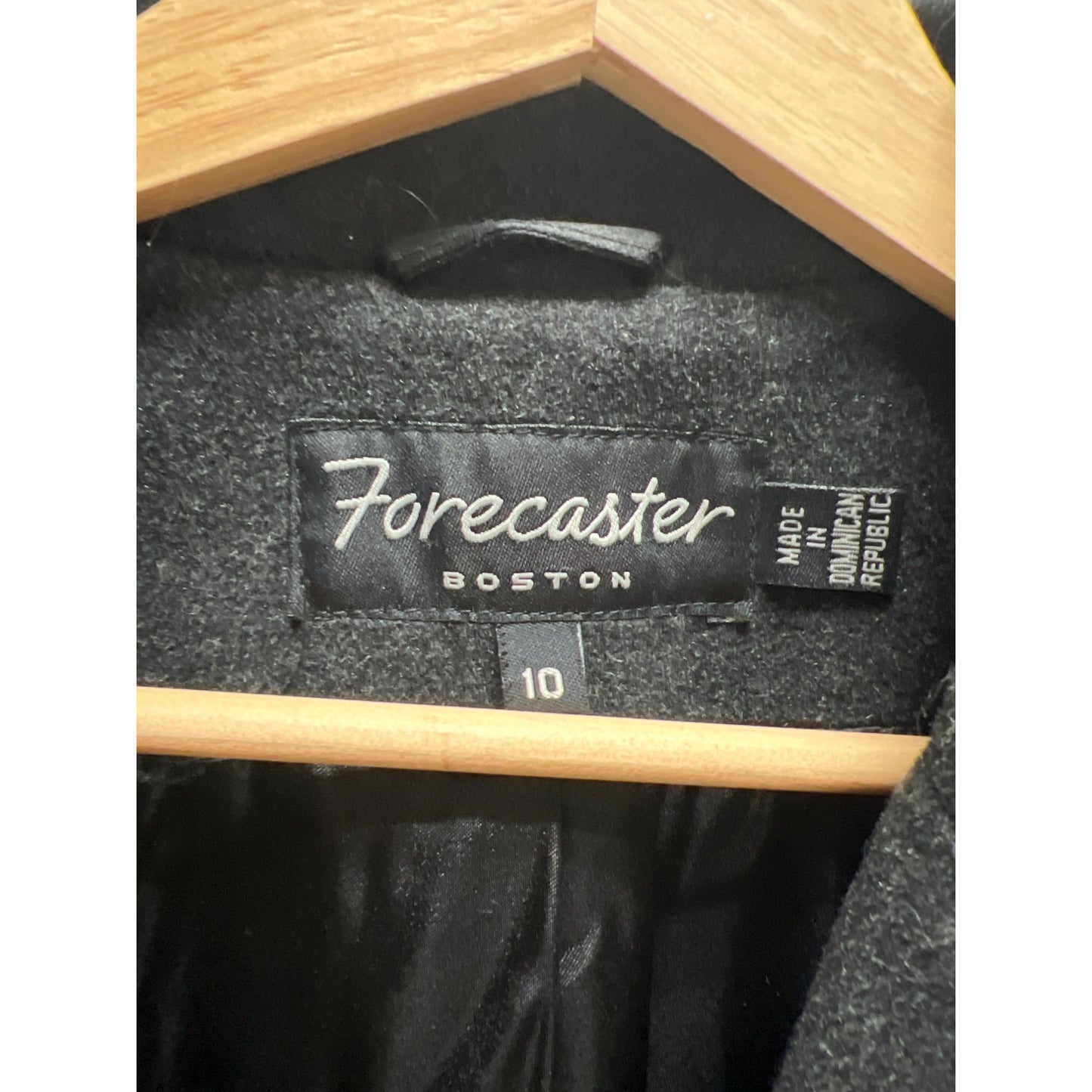 Forecaster Dark Gray Wool Cashmere Long Overcoat