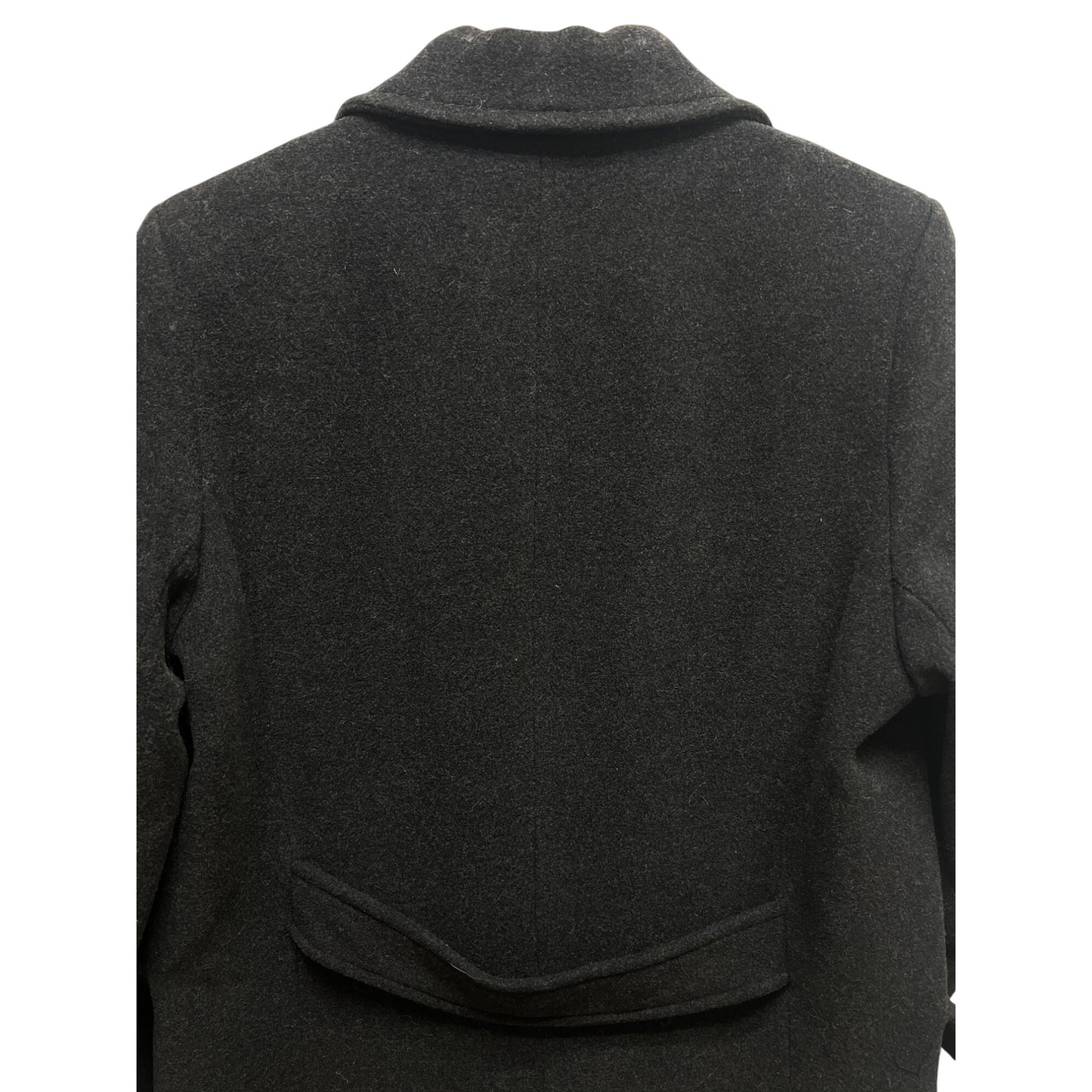 Forecaster Dark Gray Wool Cashmere Long Overcoat