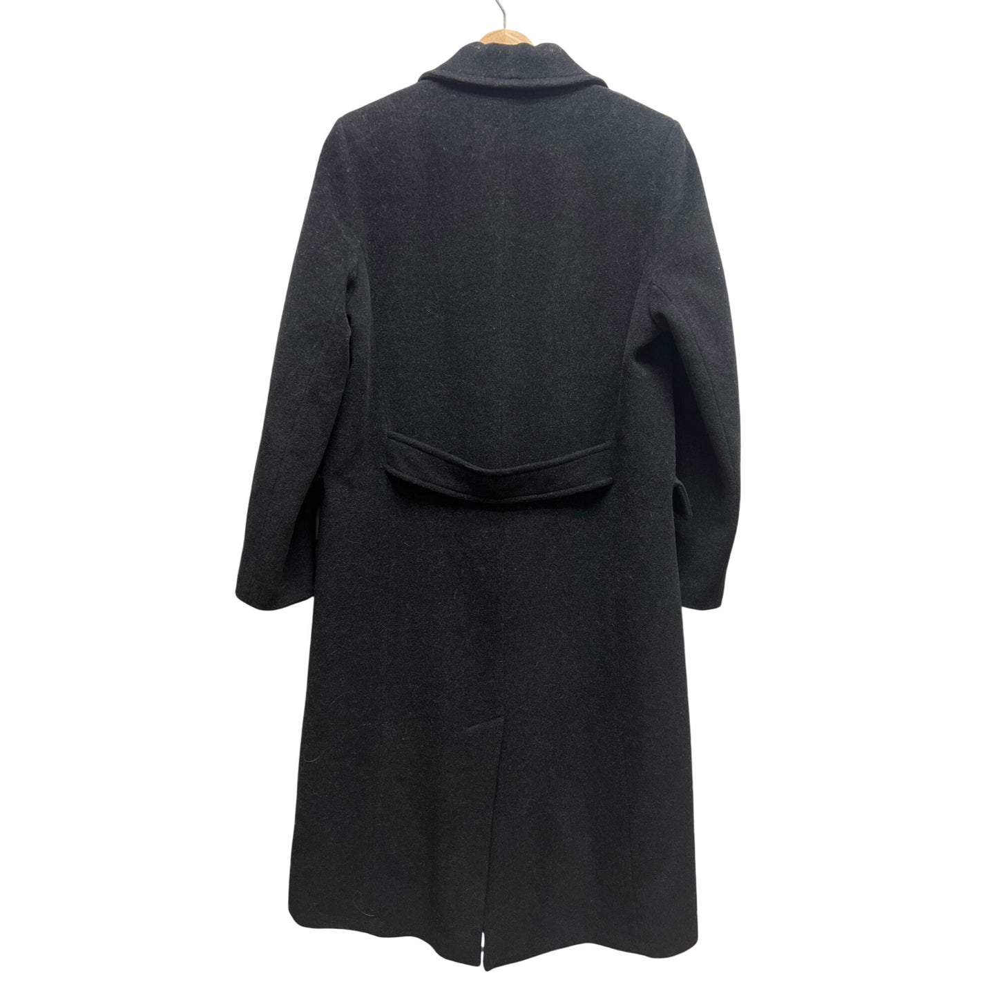 Forecaster Dark Gray Wool Cashmere Long Overcoat