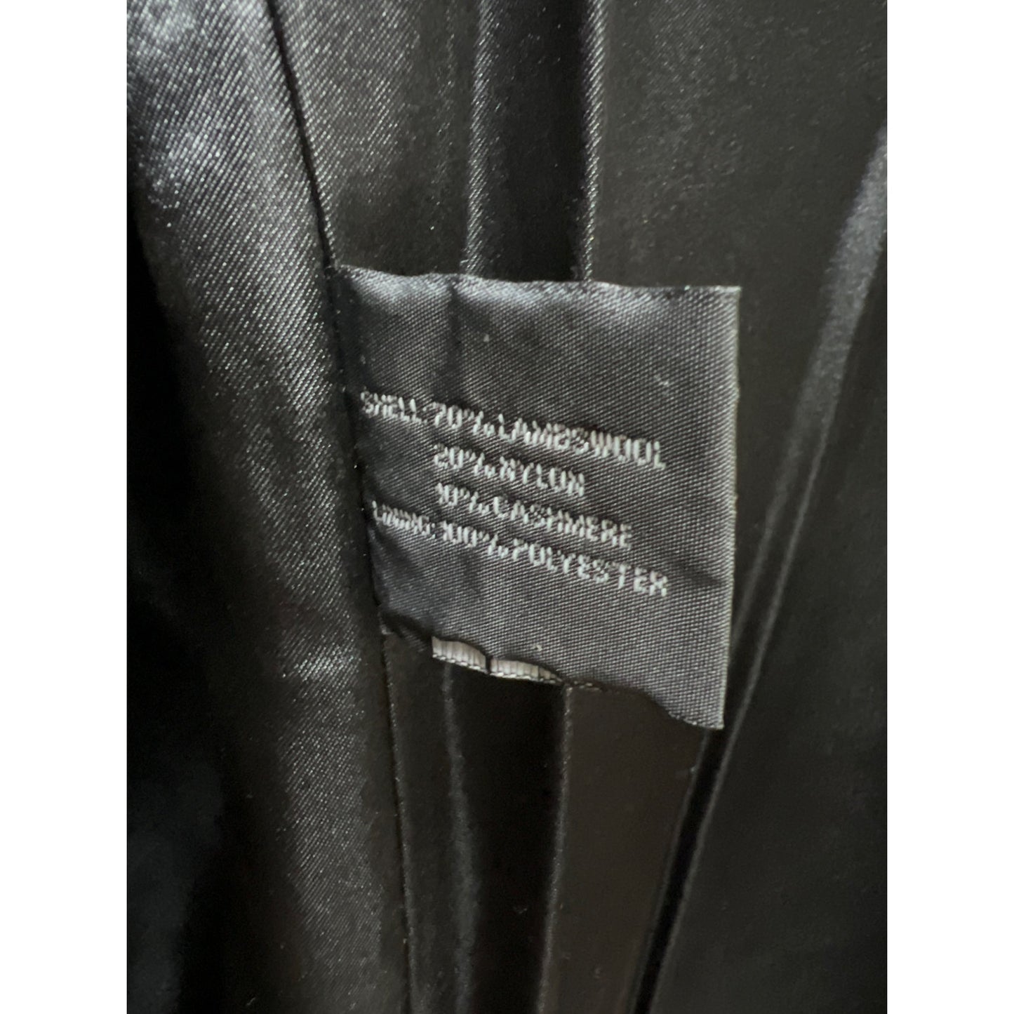 Forecaster Dark Gray Wool Cashmere Long Overcoat