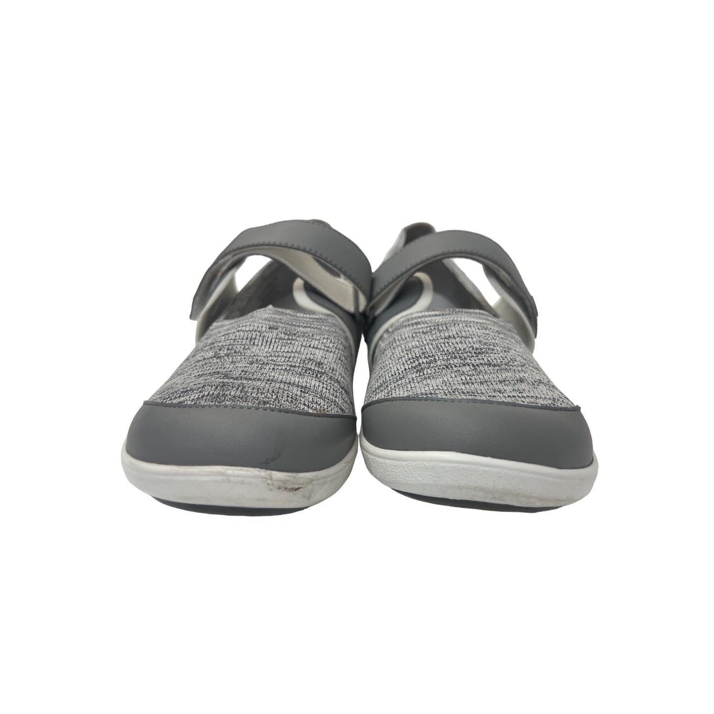 Alegria by PG Life Traq Gray Mary Jane Shoes