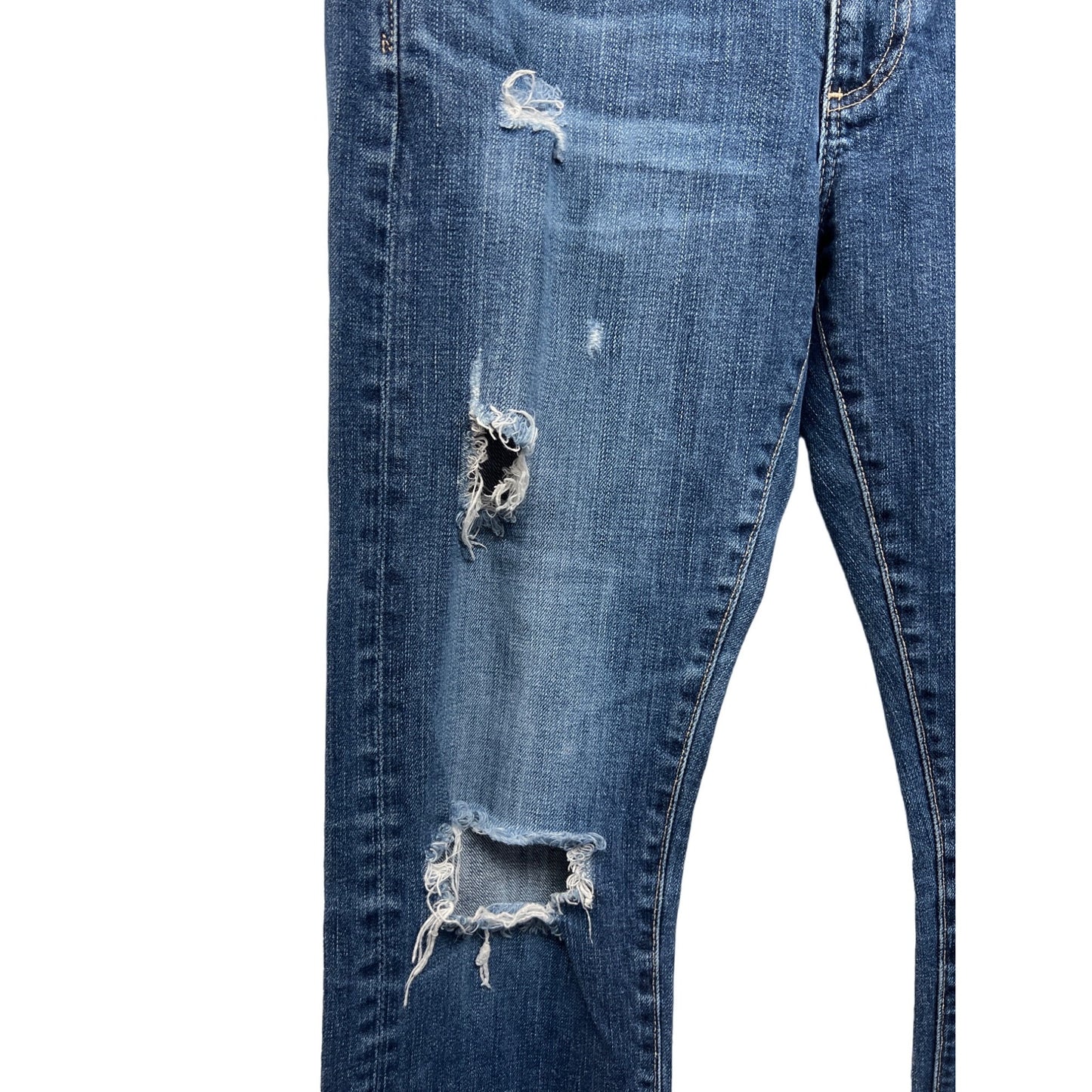 AG Adriano Goldschmied The Tomboy Relaxed Straight Distressed Jeans