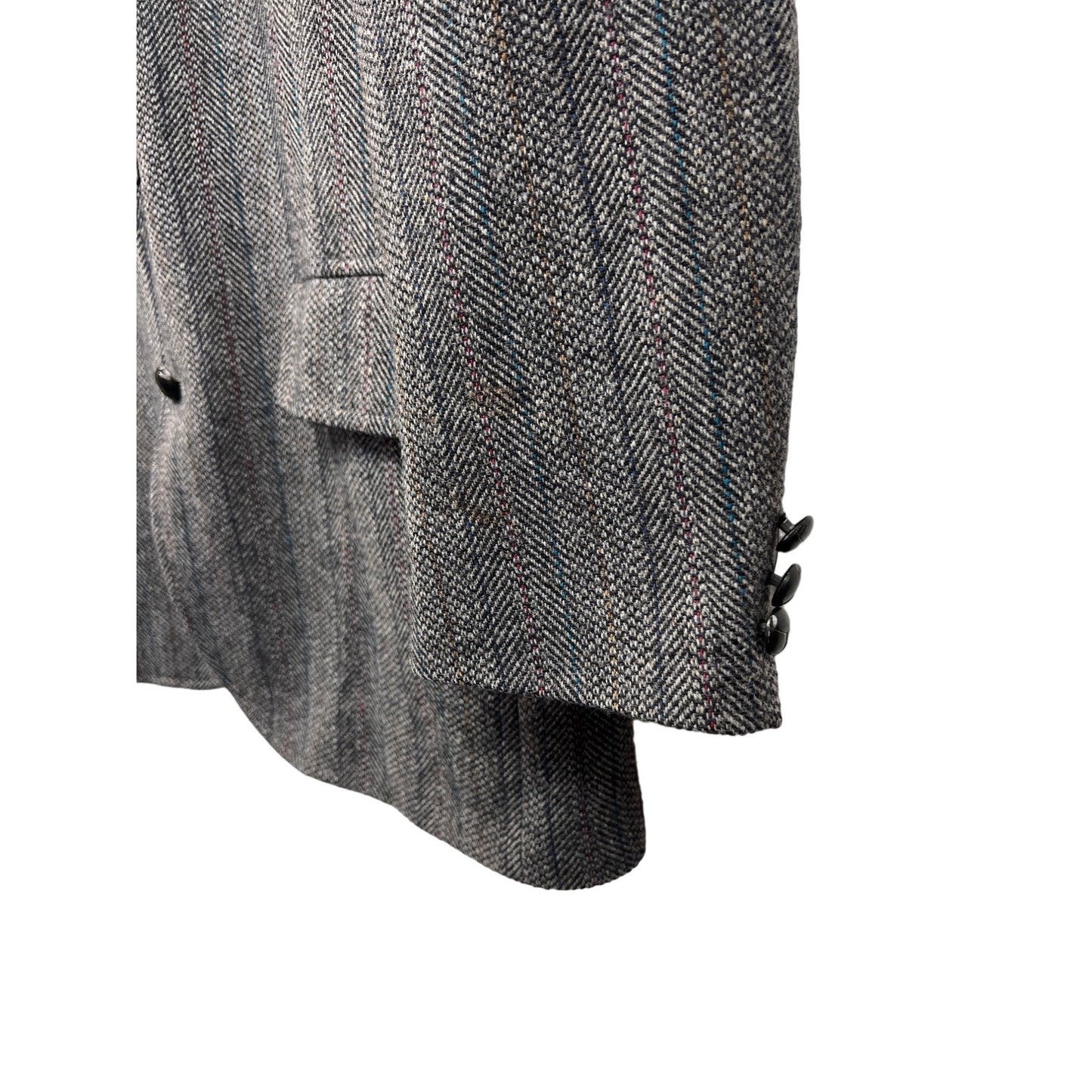 Pendleton Vintage Gray Wool Tweed Blazer