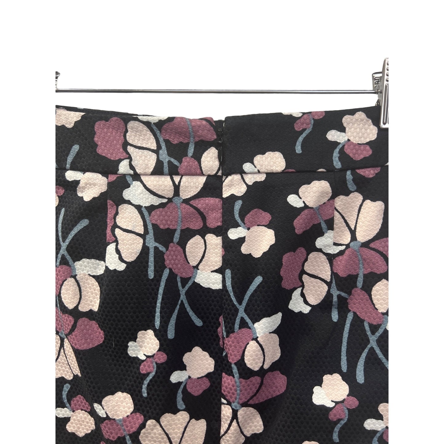 Ann Taylor Factory Petite Floral Cotton Textured Pencil Skirt