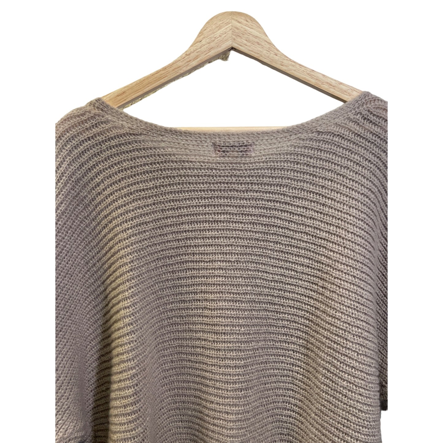 Andreé by Unit Long Sleeve Criss Cross Soft Beige Sweater