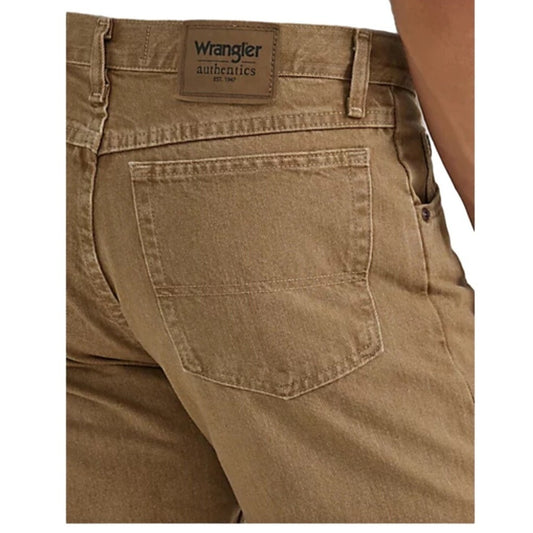 Wrangler Colorwash Retro Relaxed Fit Straight Leg Tan Jeans