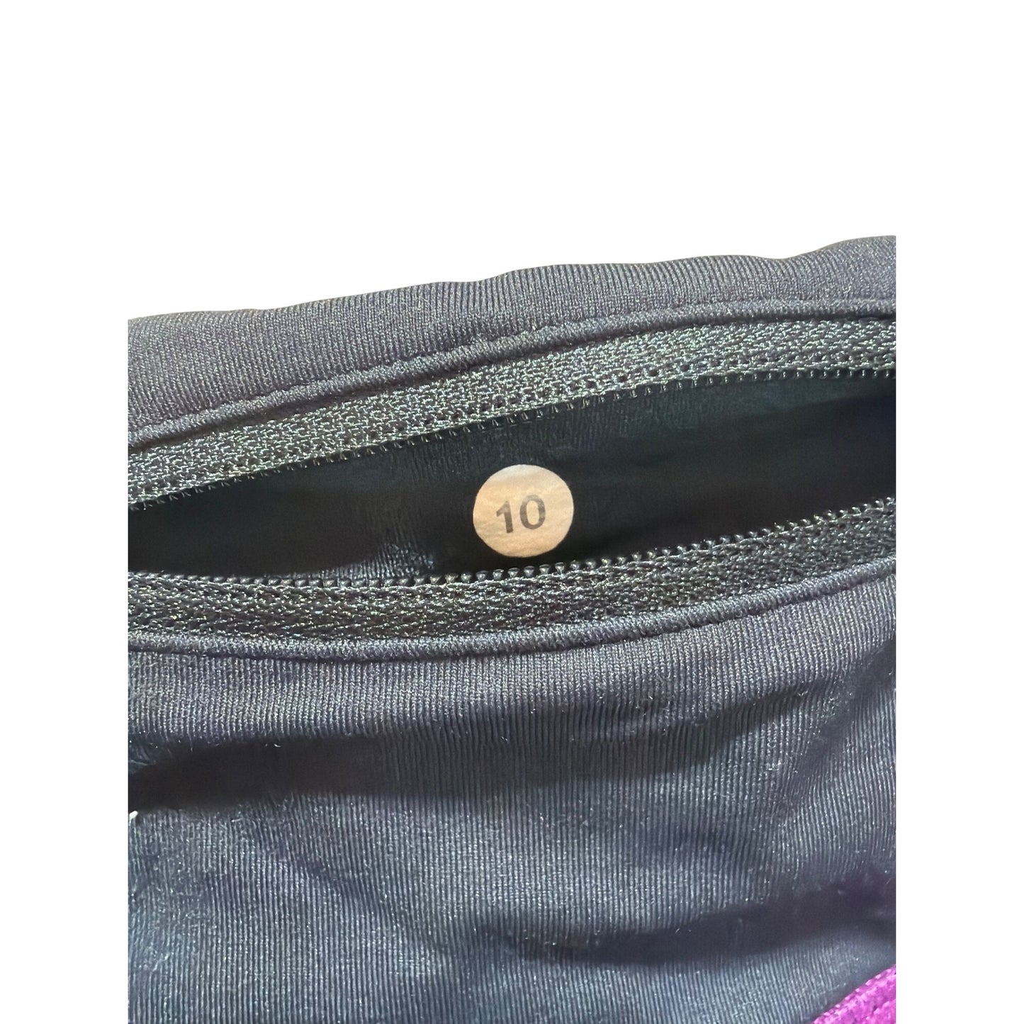 Lululemon Run Times Shorts Breezie Regal Plum & Black Splatter Pattern Size 10