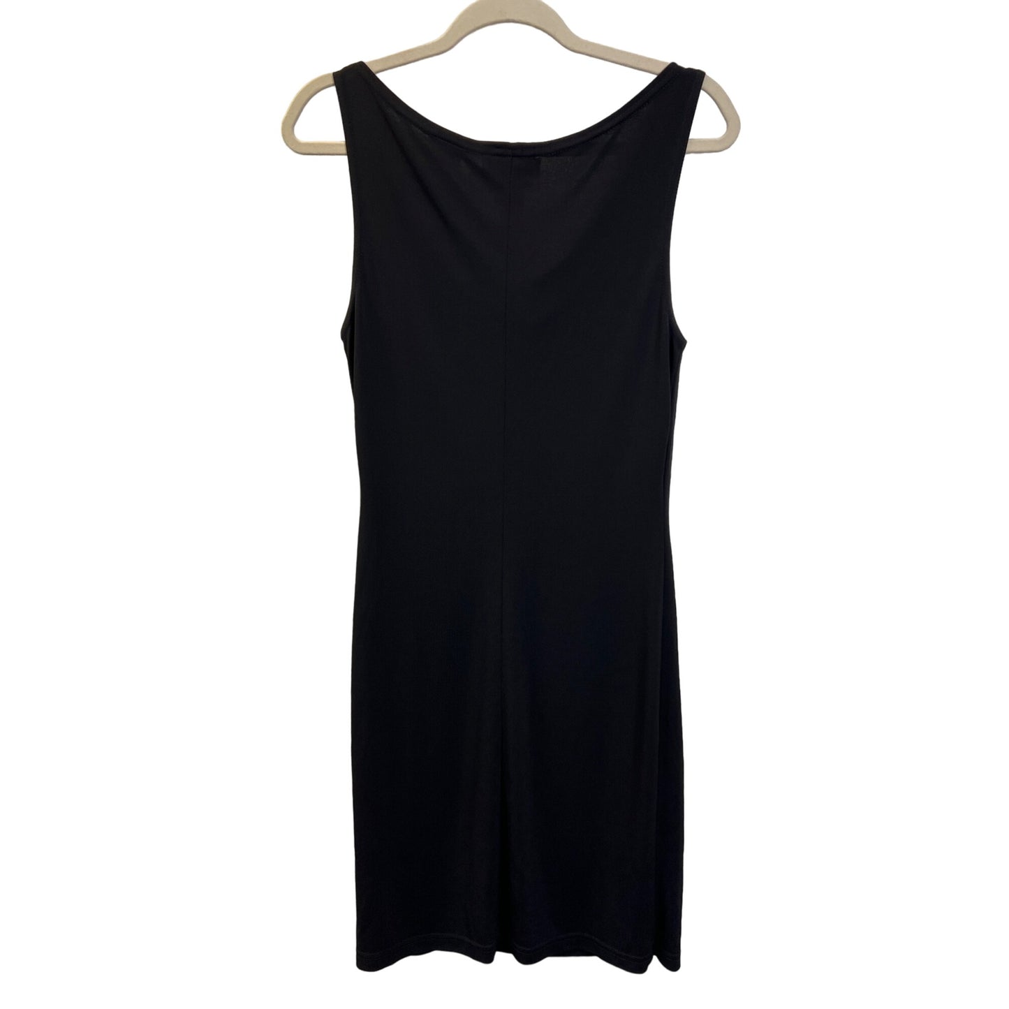 Hugo Buscati Vintage Black Sleeveless Knit Sheath Dress