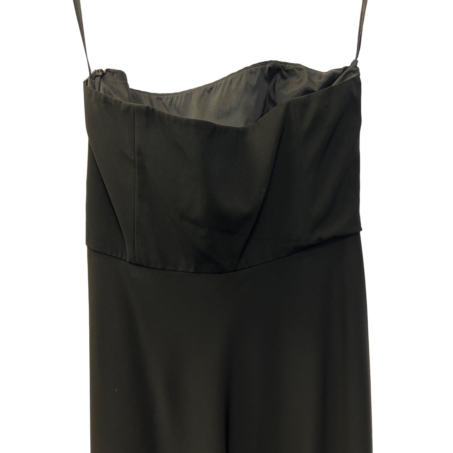 Banana Republic Black Strapless A-Line Fit and Flare Dress