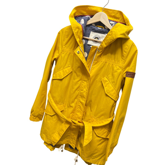 Anthropologie Daughters of the Liberation Yellow Hoodie Anorak Rain Jacket