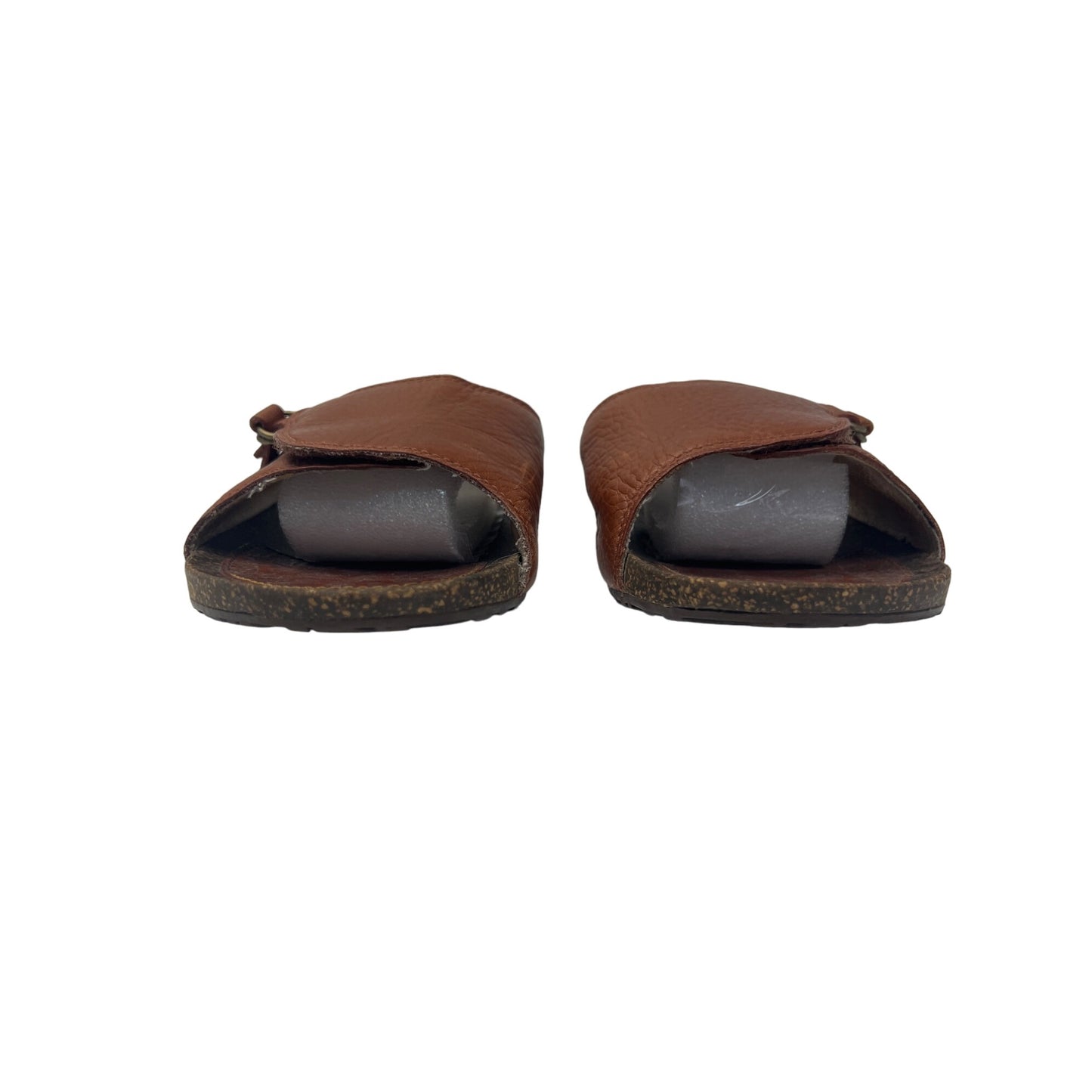 Teva Ventura Slide Brown Leather Sandals