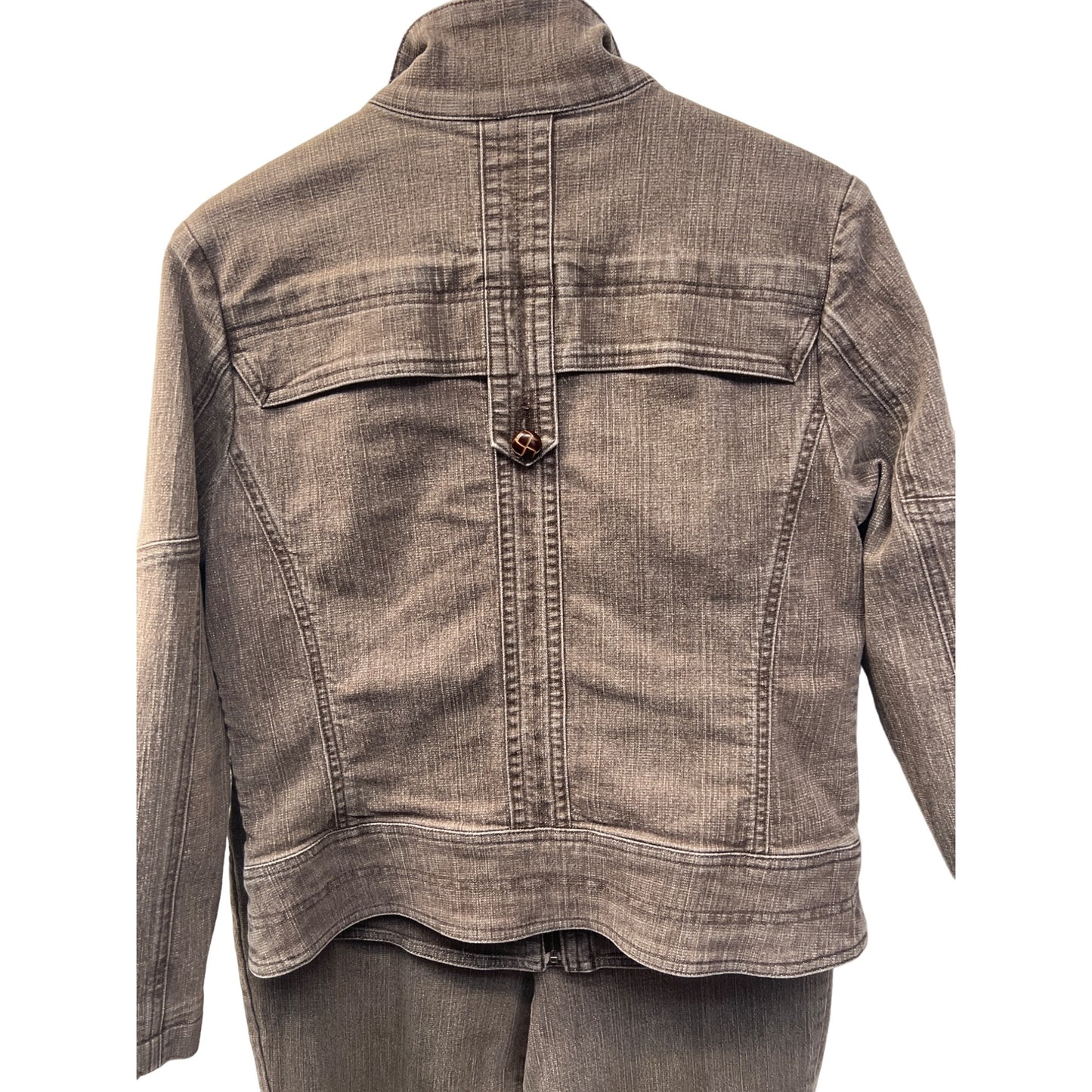 FDJ Vintage 90's Brown Denim Jacket and Jeans Set