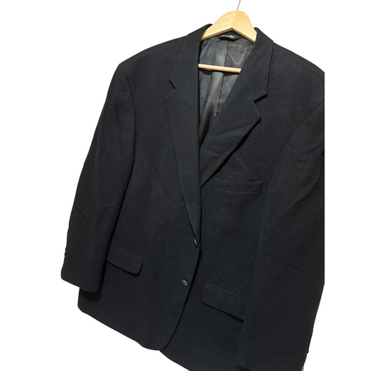 Bill Blass Black Label Parisian Mens 100% Camel Hair Blazer Jacket Size 48R Vintage 90s