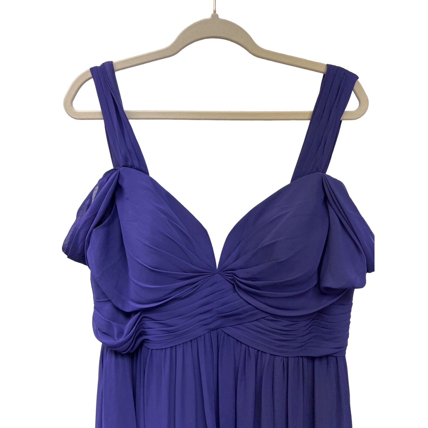 Azazie Lianne Purple Chiffon Special Occasion Dress