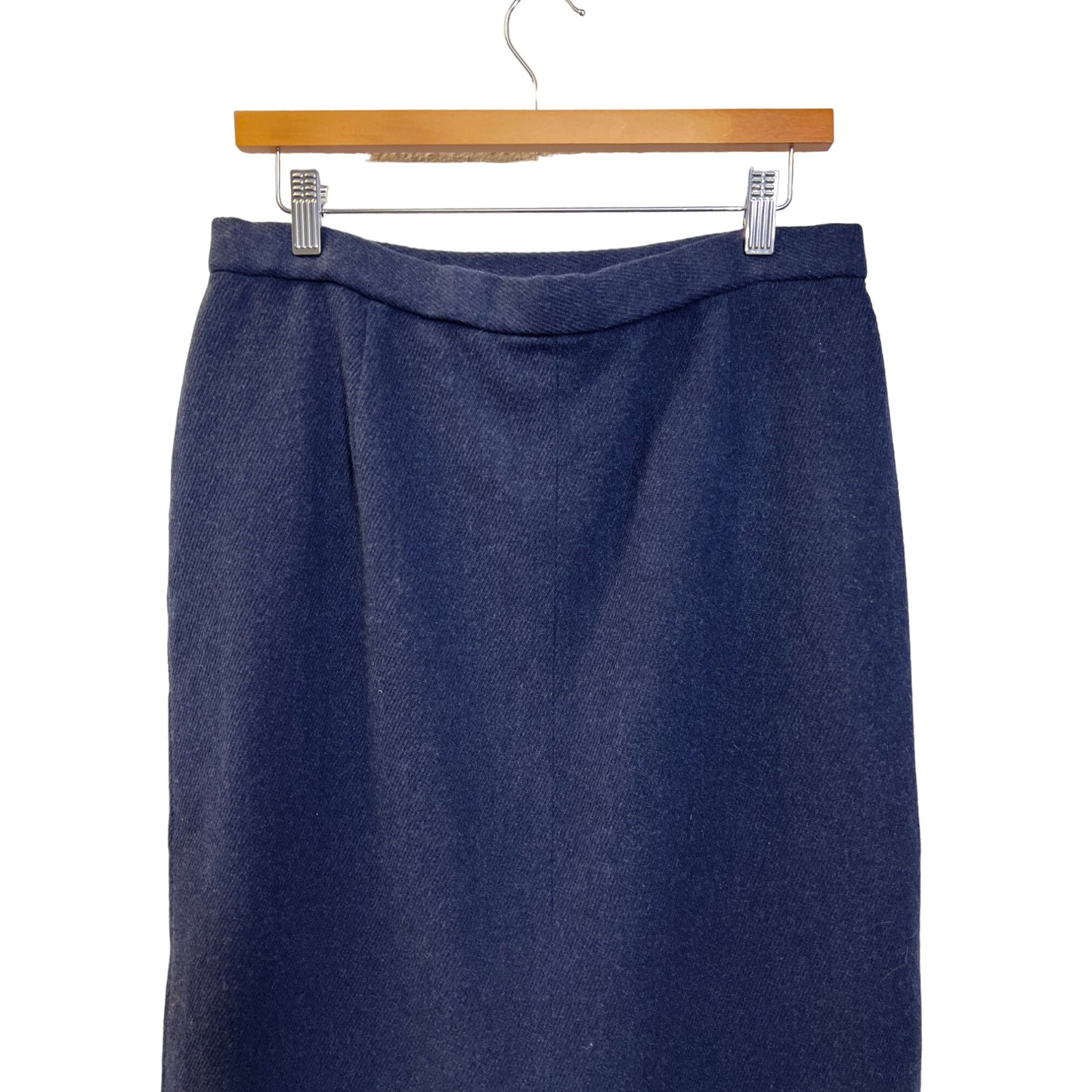 Pendleton Knockabout Vintage Navy Blue Wool Pencil Midi Skirt