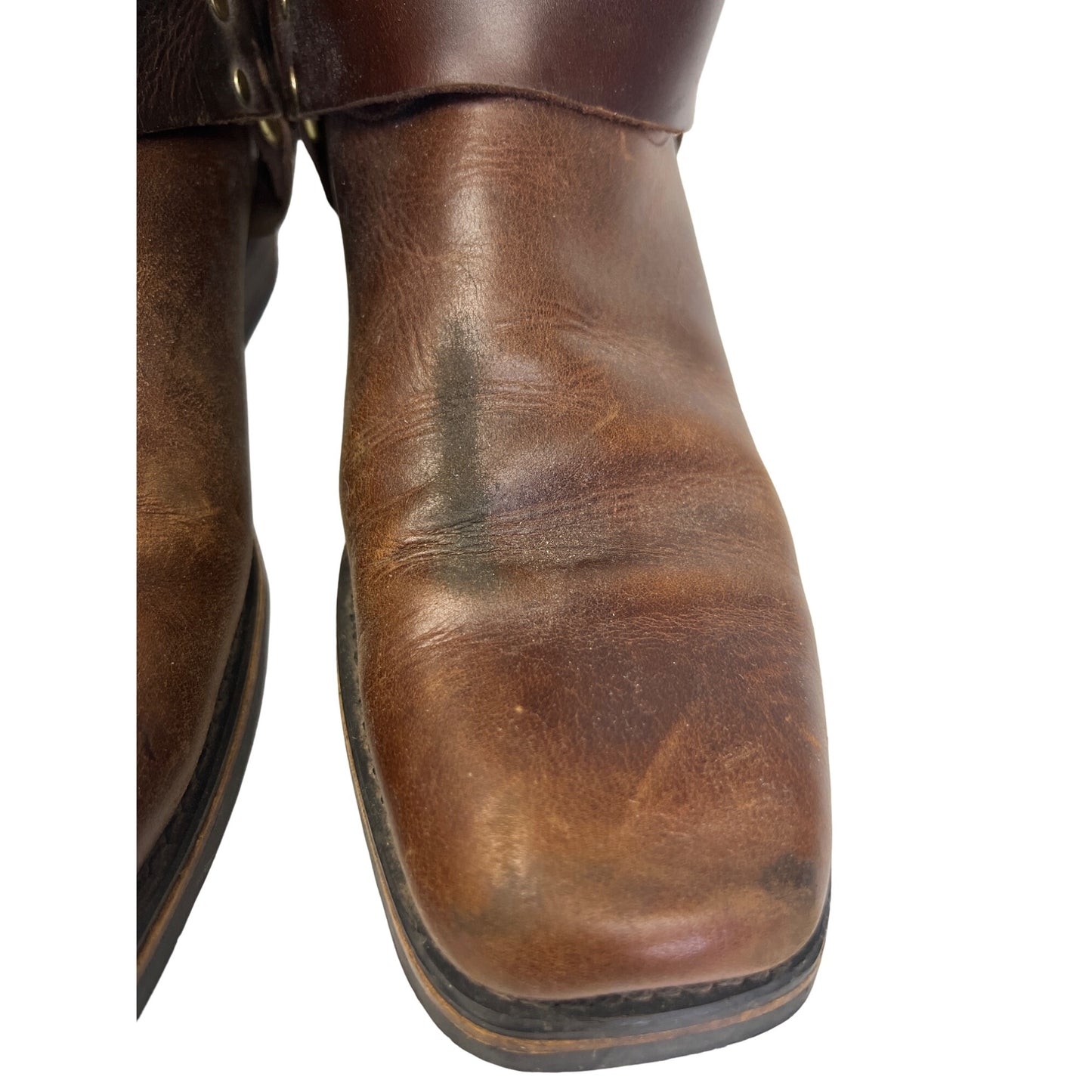 Dingo Brown Leather Harness Riding Boots
