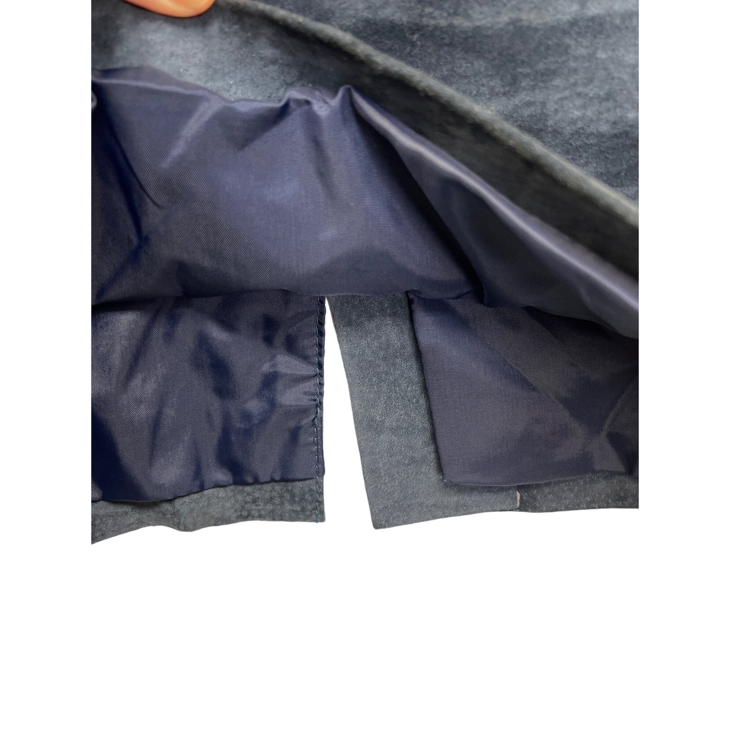 Rock Creek Vintage 80's Blue Suede Leather Pencil Skirt