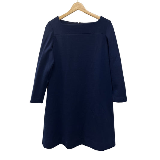 Moderno Knits Vintage 60's Navy Blue Basic Sheath Dress