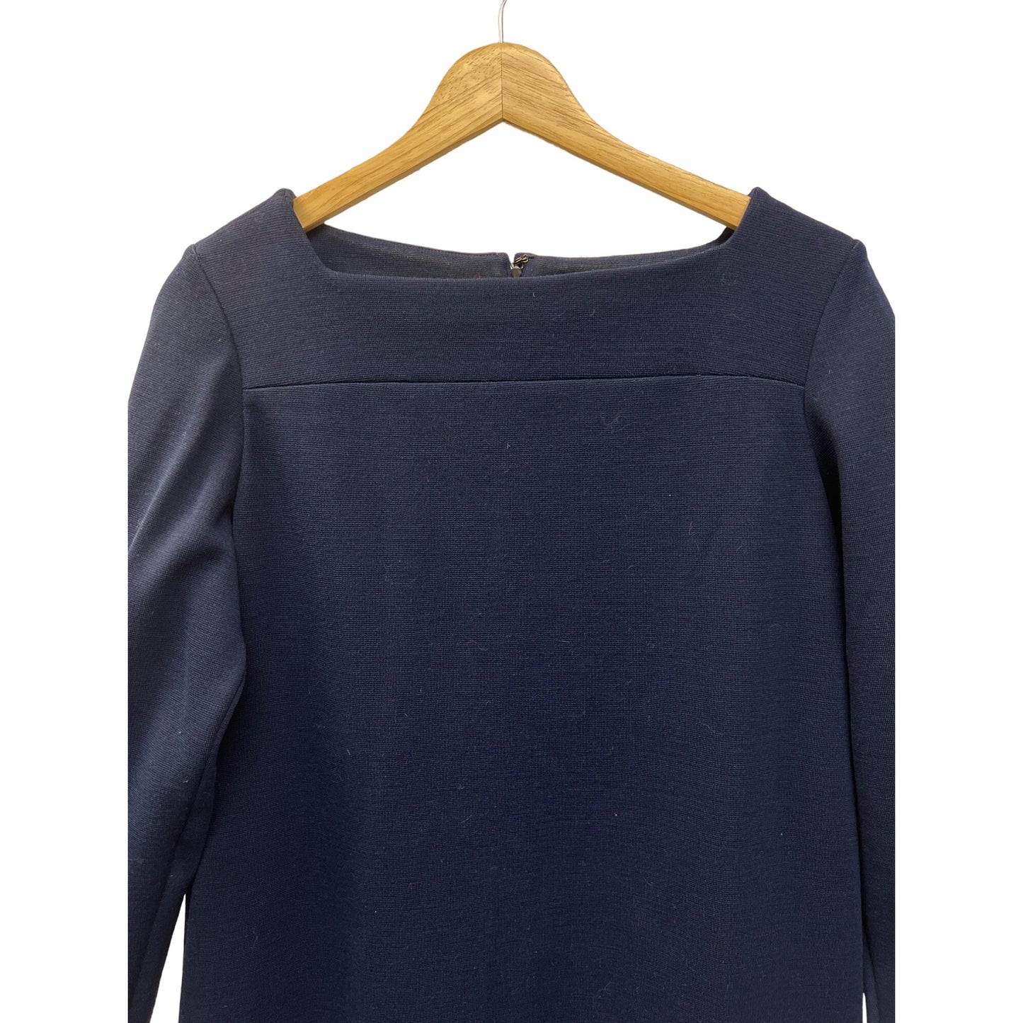Moderno Knits Vintage 60's Navy Blue Basic Sheath Dress