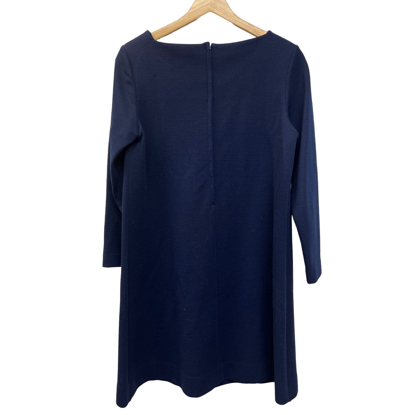 Moderno Knits Vintage 60's Navy Blue Basic Sheath Dress