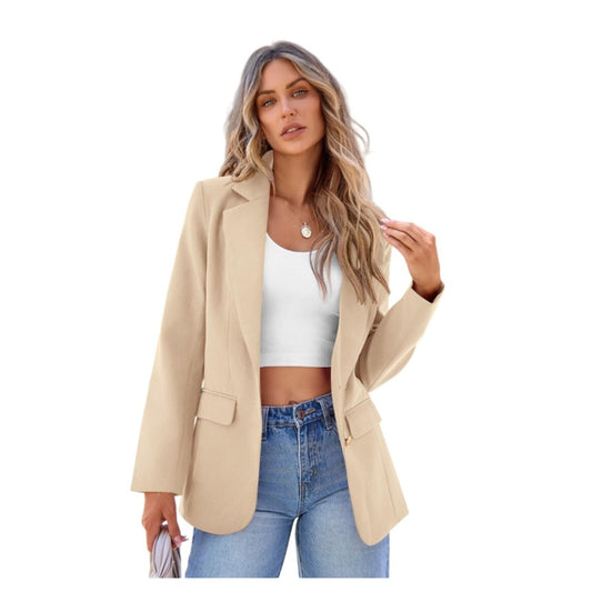 Pretty Garden NWT Tan Oversized Career Blazer