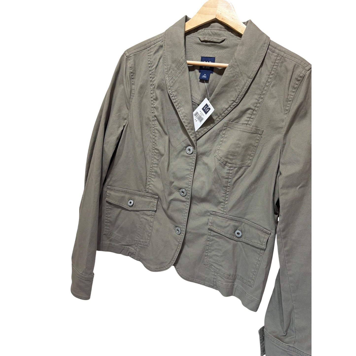 Gap NWT Light Olive Green Utility Blazer Field Jacket