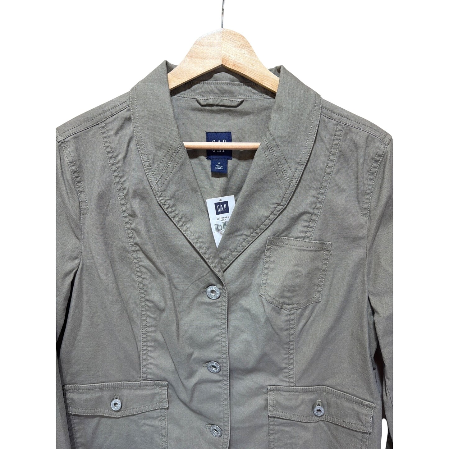 Gap NWT Light Olive Green Utility Blazer Field Jacket