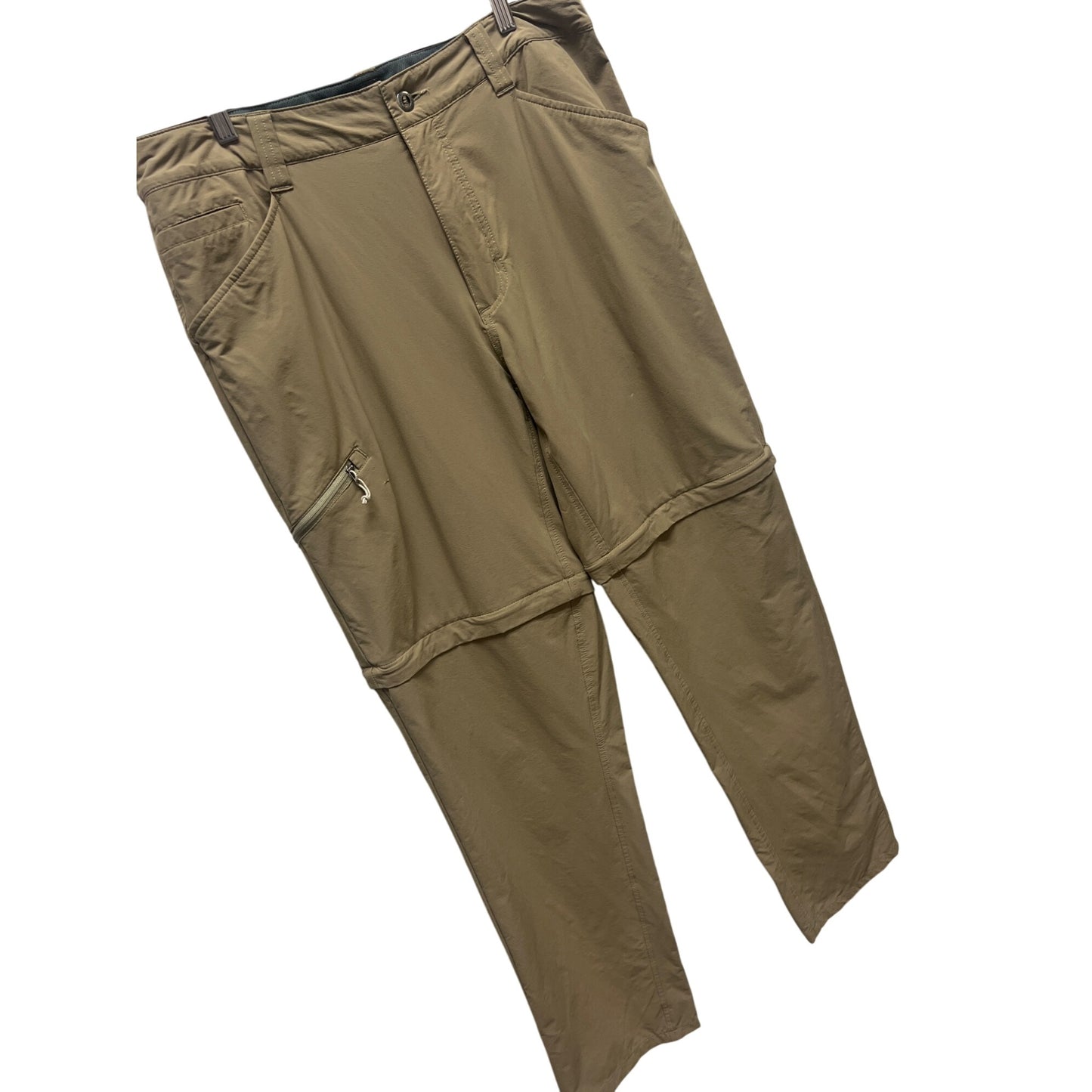 Patagonia Tan Convertible Hiking Outdoor Pants