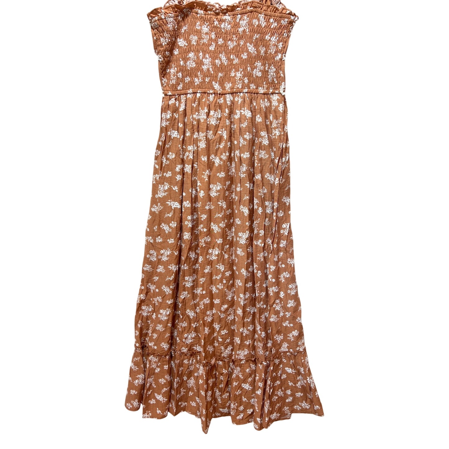 Sincerely Jules NWT Floral Smocked Maxi Dress With Adjustable Straps & Lace Detail - Size Medium