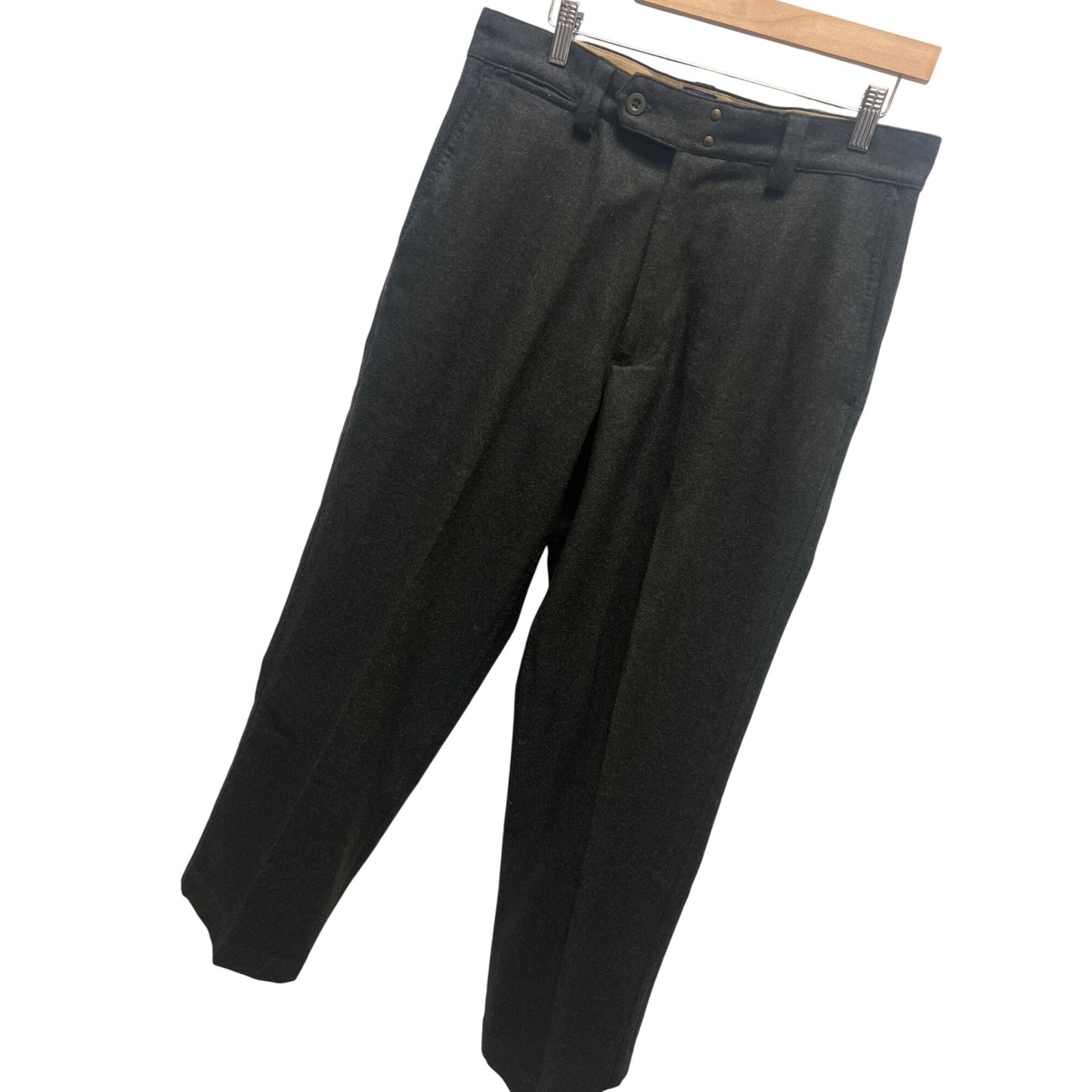 Gap Preppy Brown Wool Pleated Trouser Pants