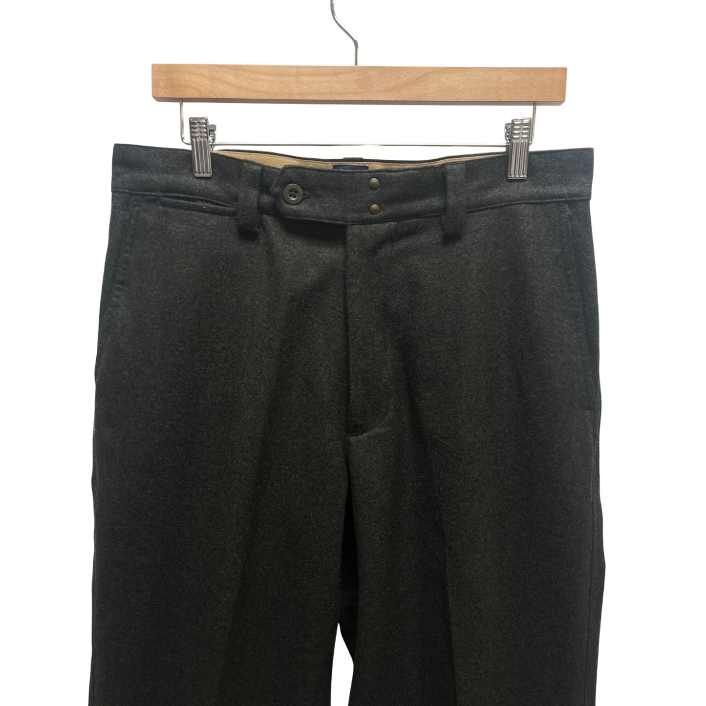 Gap Preppy Brown Wool Pleated Trouser Pants