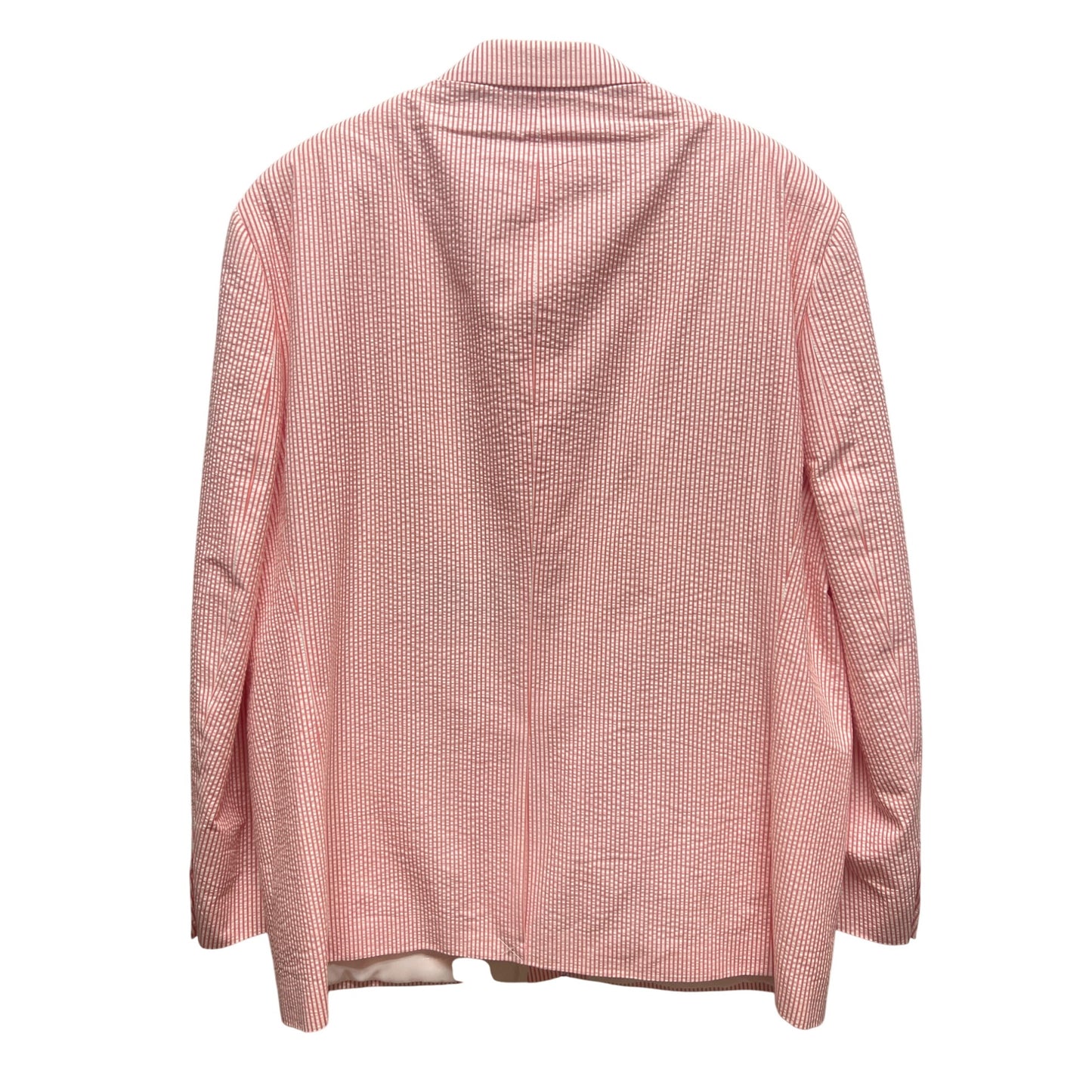 Chaps NWOT Pink & White Striped Seersucker Blazer