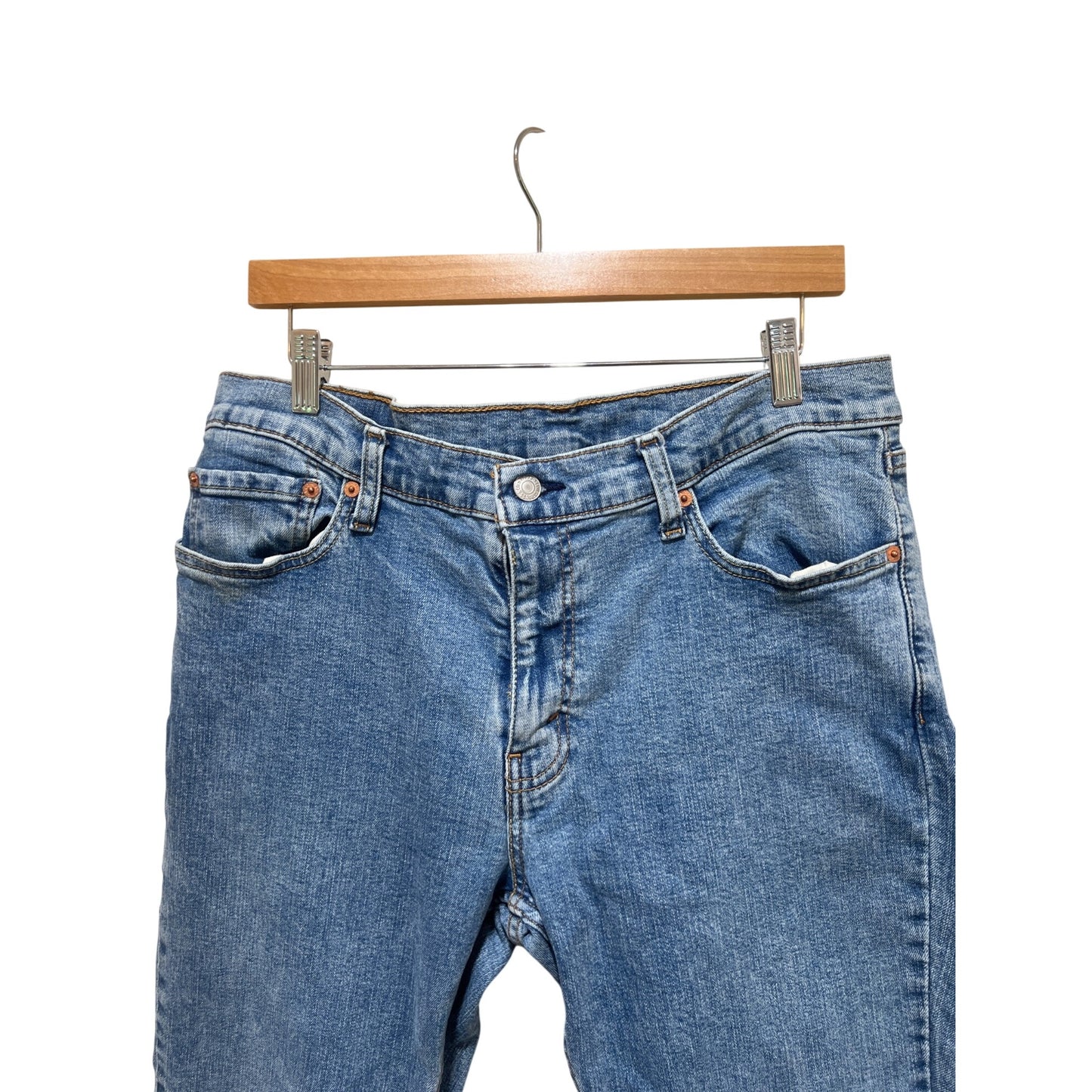 Levis 511 Mens Slim Fit Jeans W34 L29 Blue Denim Classic Style