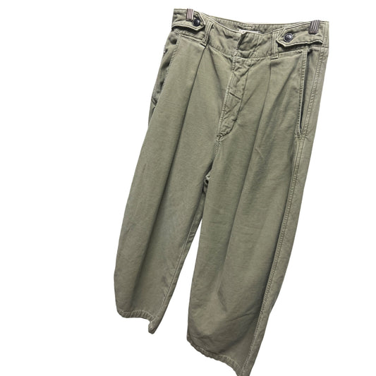 Citizens of Humanity Tea Leaf Green Payton Utility Barrel Trousers
