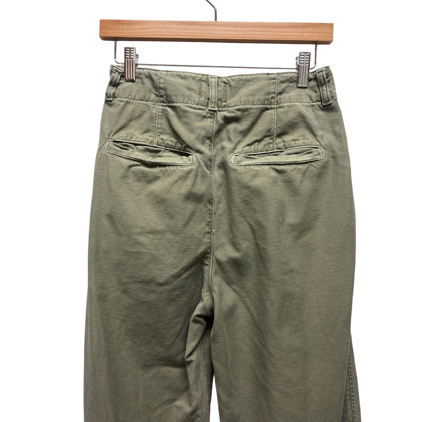 Citizens of Humanity Tea Leaf Green Payton Utility Barrel Trousers