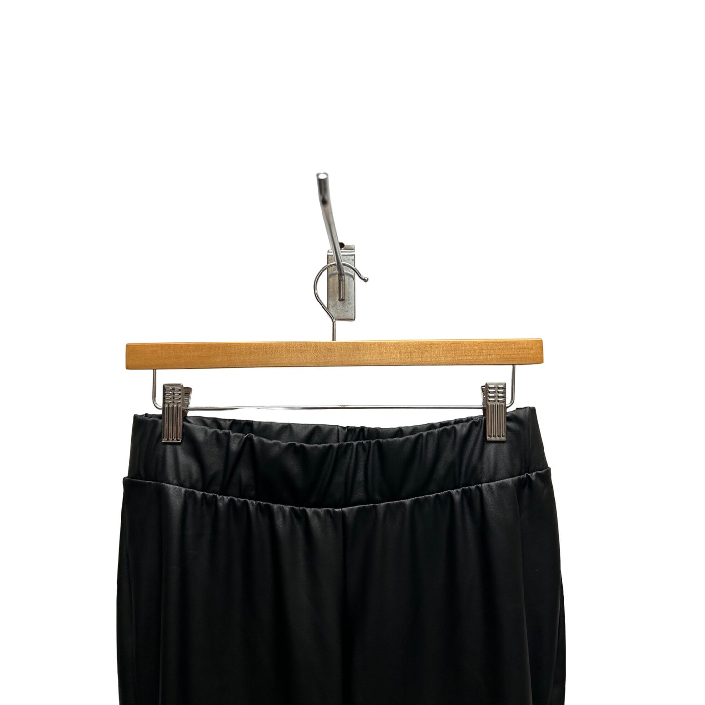 Torrid Black Faux Leather High Rise Leggings