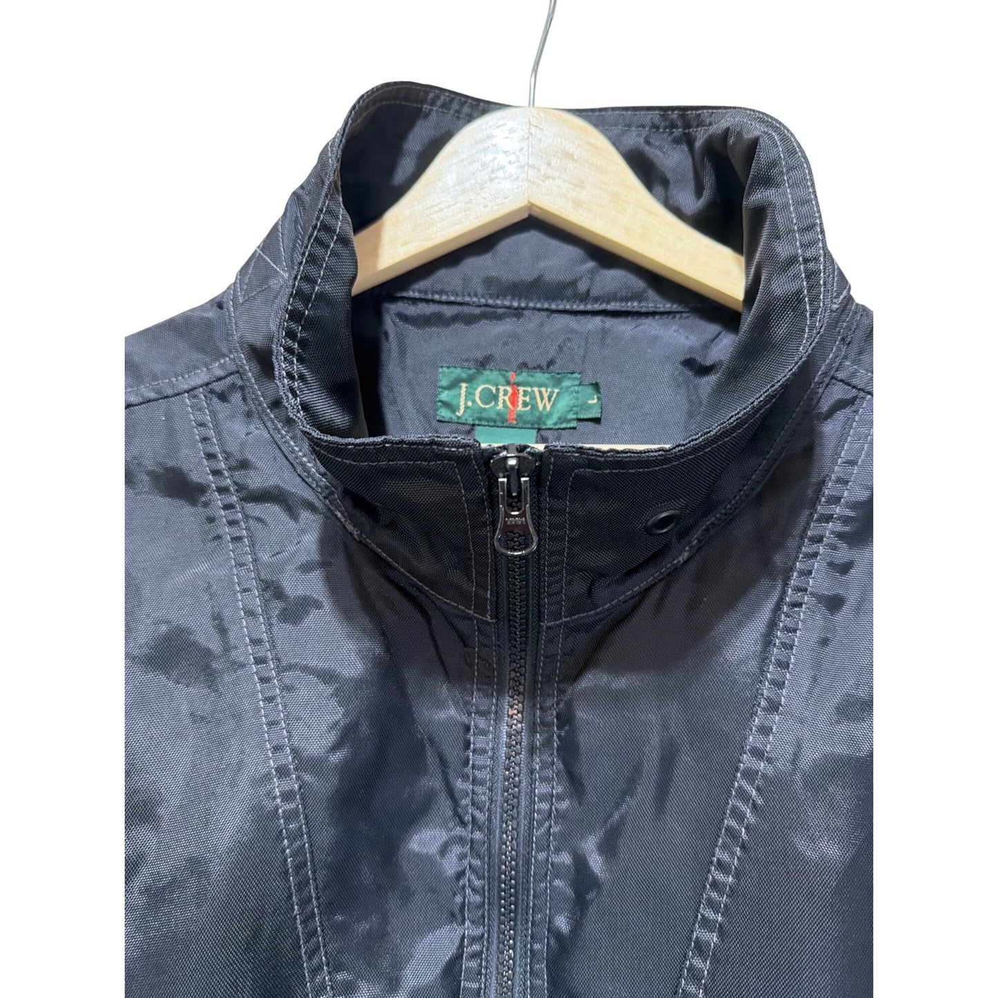 J. Crew Vintage 90's Navy Anorak Oarsman Half Zip Windbreaker