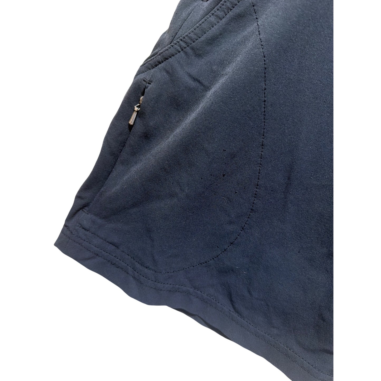 REI Co-Op Black Nylon Hiking Skort Women’s Size 12 With Zipper Pockets