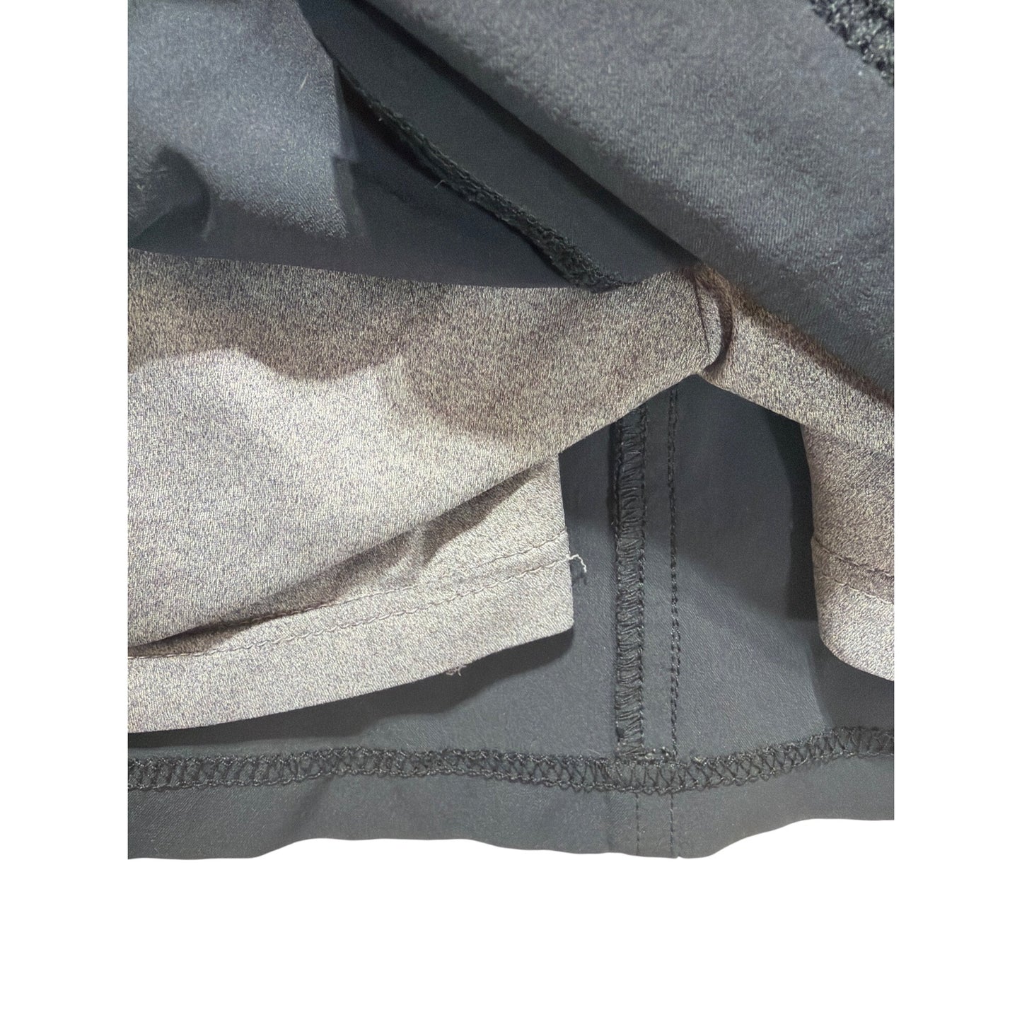 REI Co-Op Black Nylon Hiking Skort Women’s Size 12 With Zipper Pockets