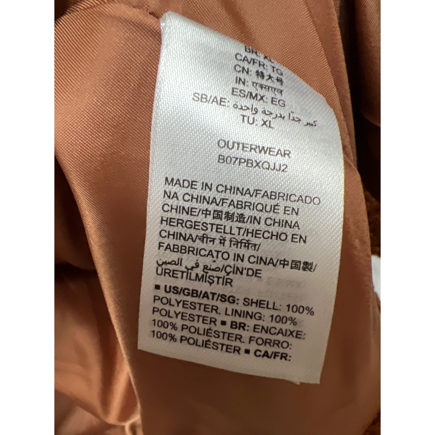 Daily Ritual Brown Oversized Winter Teddy Coat