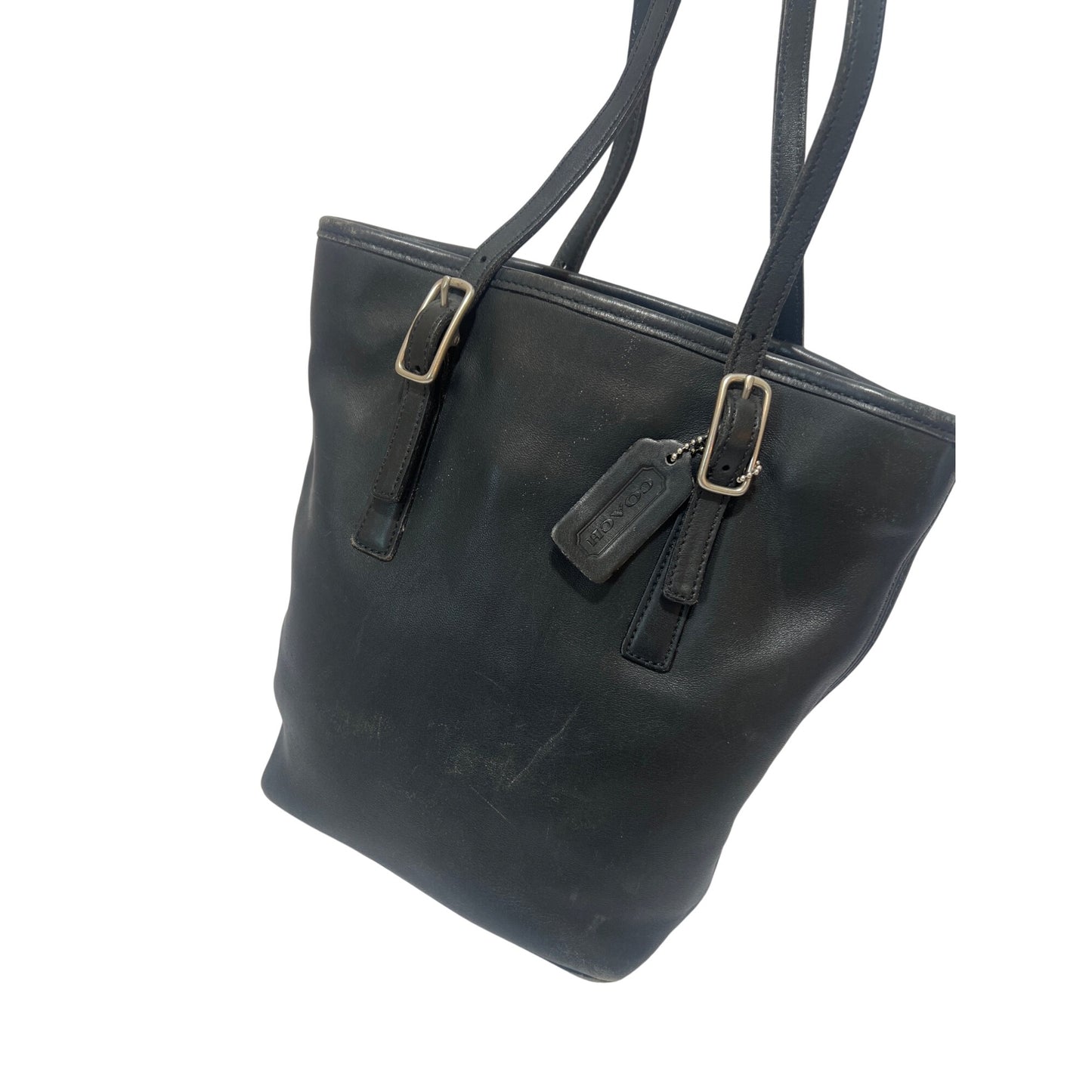 Coach Vintage Legacy A1D-9803 Black  Leather Day Tote Shoulder Bag