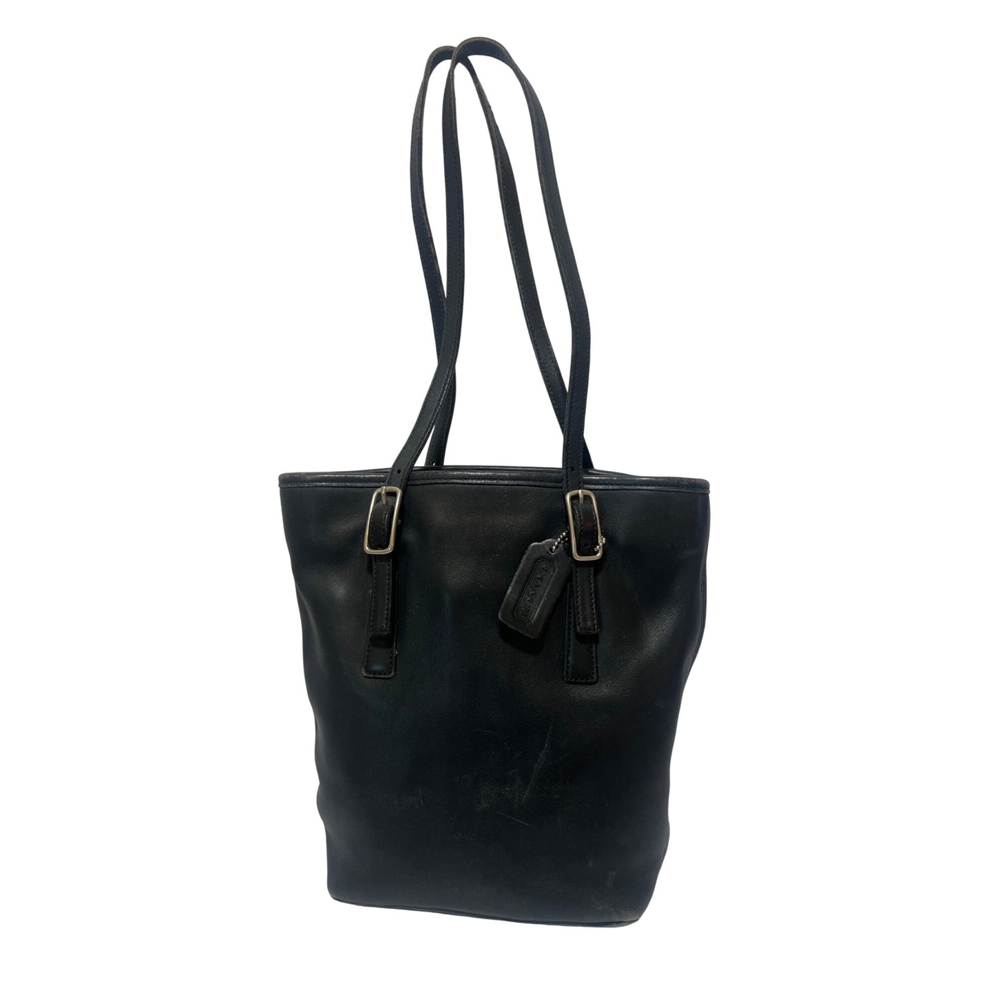 Coach Vintage Legacy A1D-9803 Black  Leather Day Tote Shoulder Bag