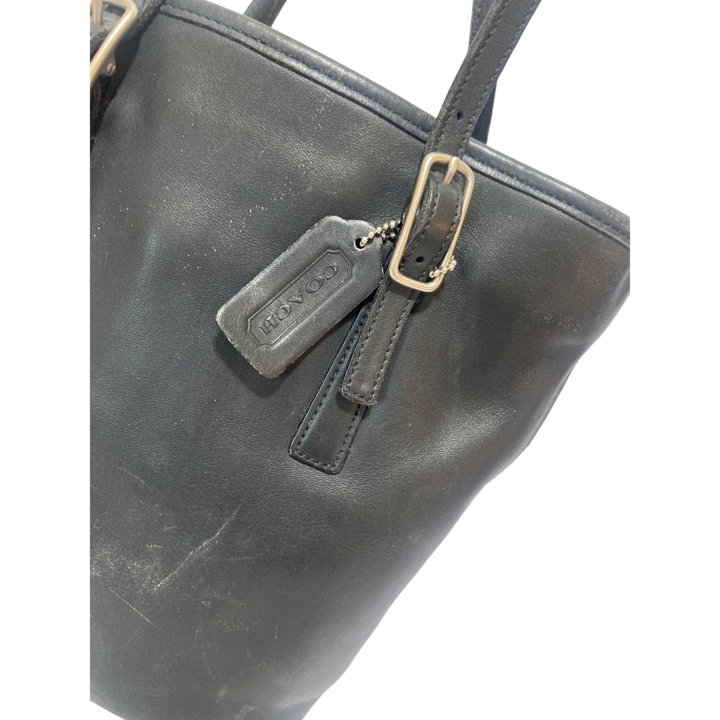 Coach Vintage Legacy A1D-9803 Black  Leather Day Tote Shoulder Bag