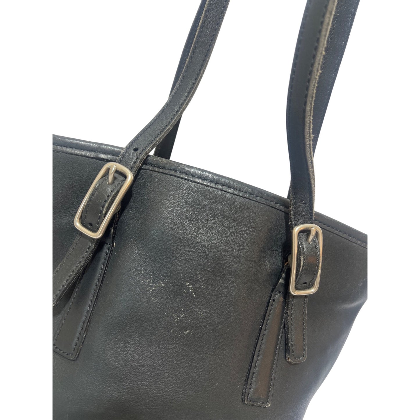 Coach Vintage Legacy A1D-9803 Black  Leather Day Tote Shoulder Bag