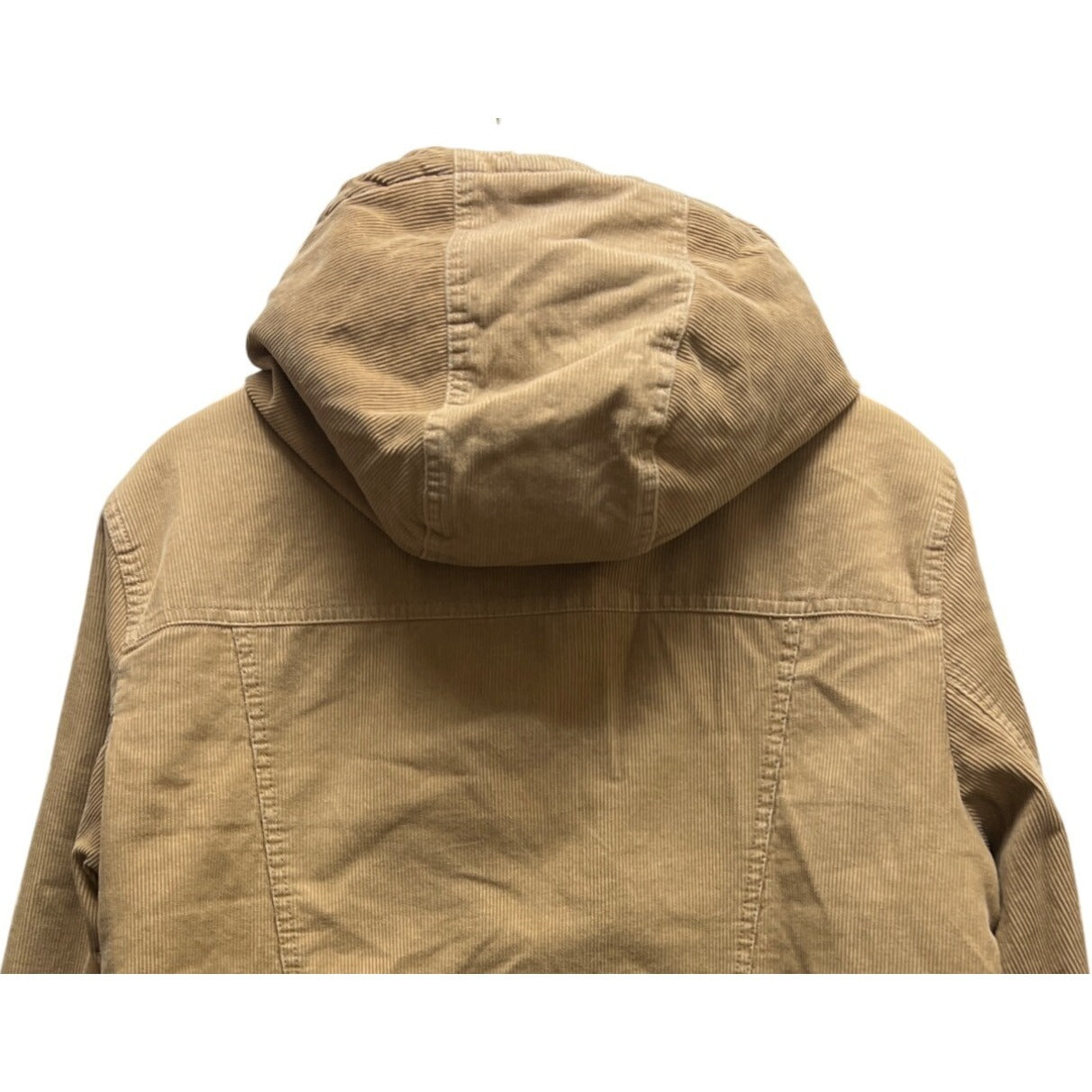 Levi's Tan Corduroy & Sherpa Trucker Hoodie Jacket