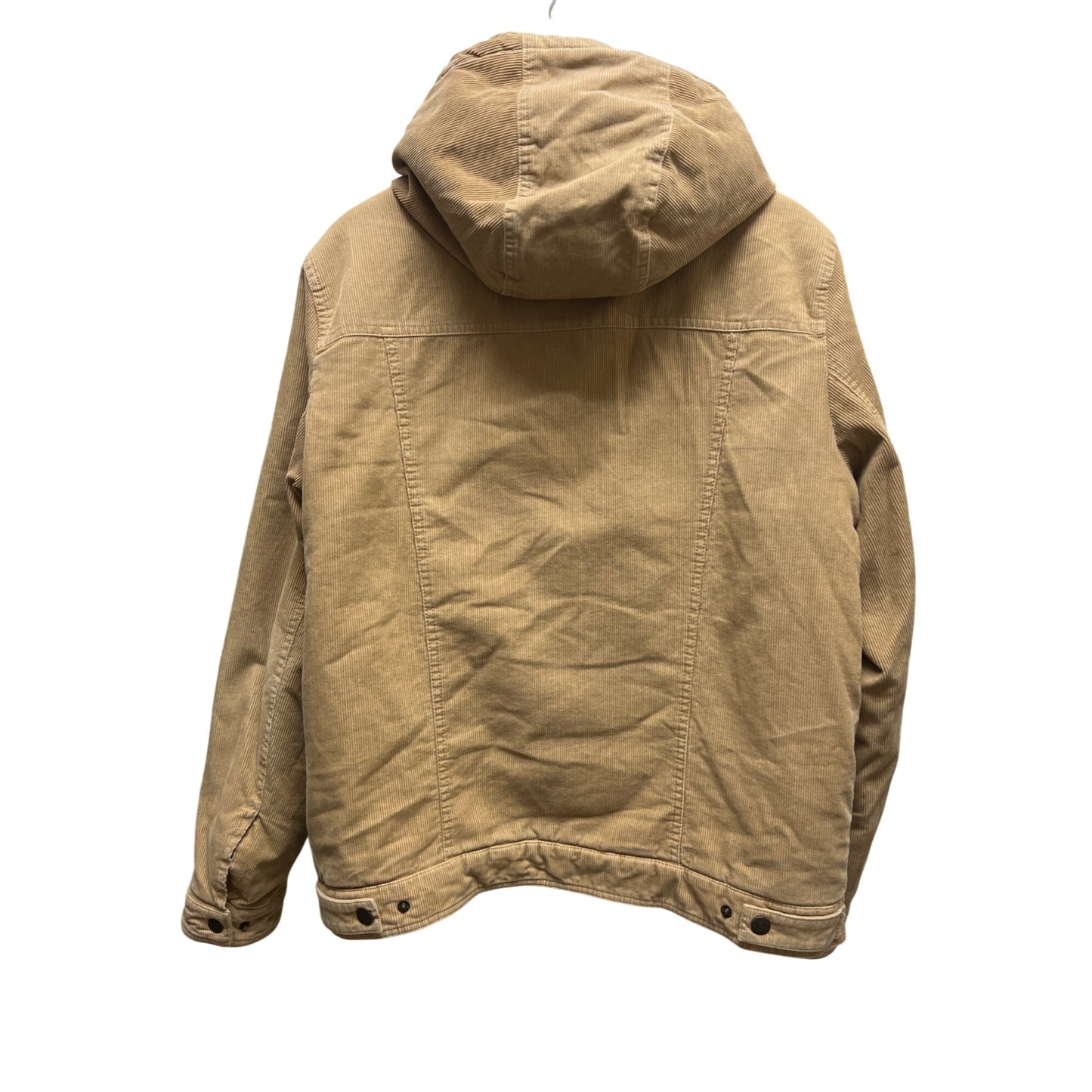 Levi's Tan Corduroy & Sherpa Trucker Hoodie Jacket