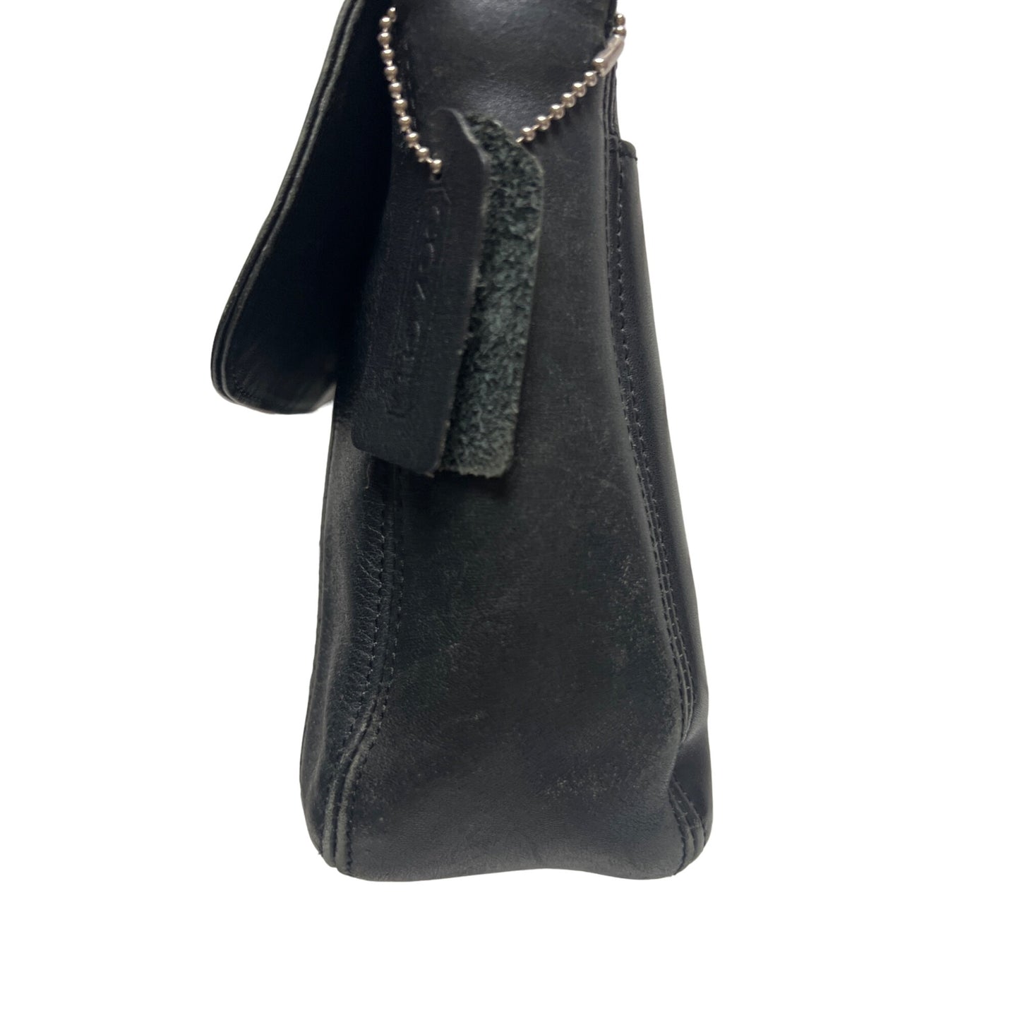 Coach Vintage Black Leather Lexington Flap Crossbody 4185