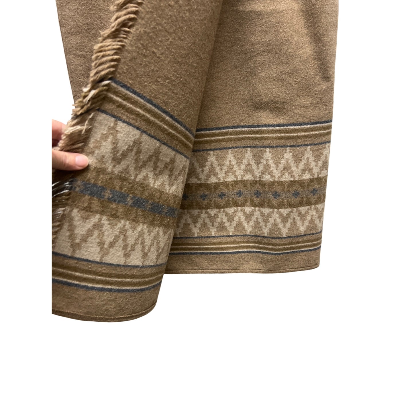 LizSport Vintage 90's Tan Wool Pencil Wrap Winter Skirt