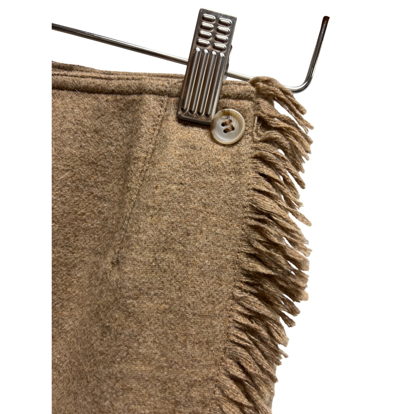 LizSport Vintage 90's Tan Wool Pencil Wrap Winter Skirt