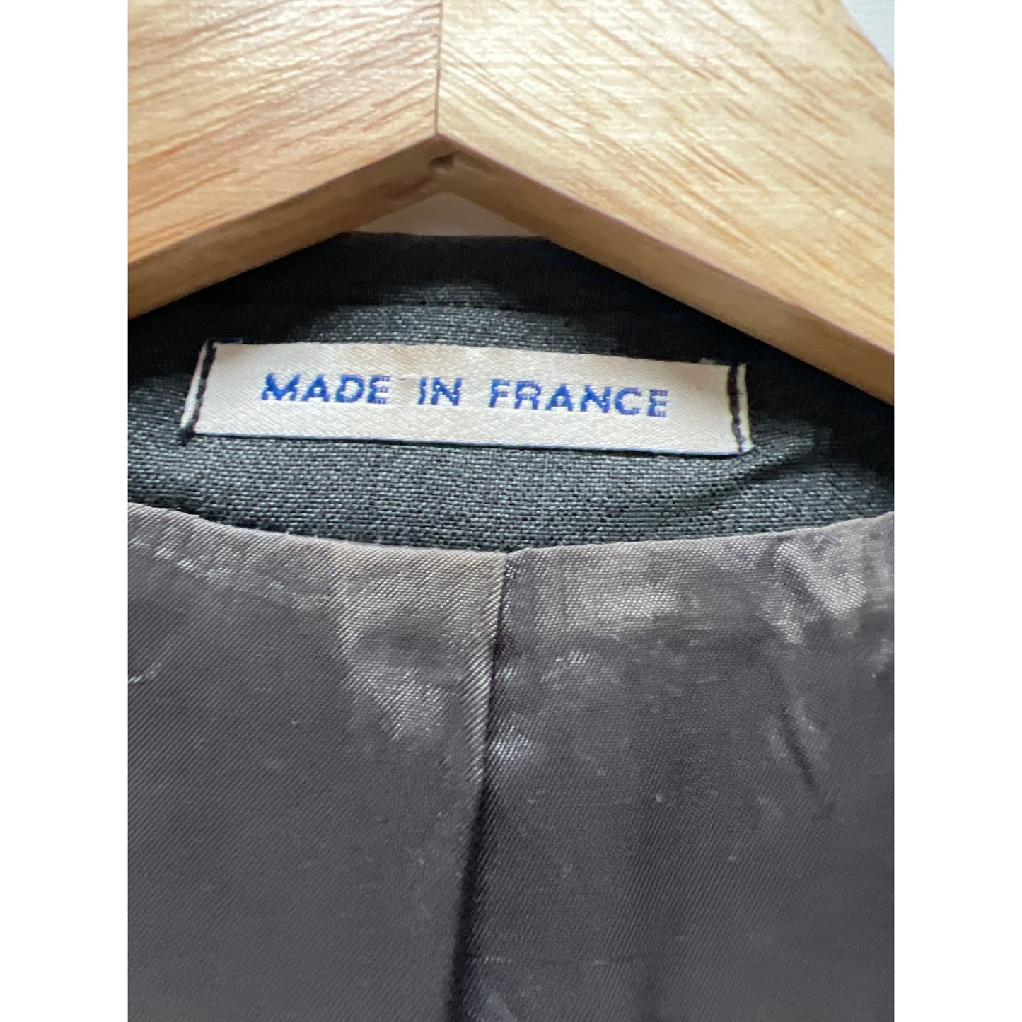 Yves Saint Laurent Vintage 90's Gray Wool Double Breasted Blazer